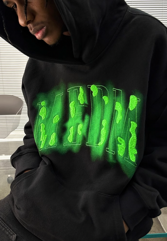 MEDM Towel Embroidery Printing Hoodie