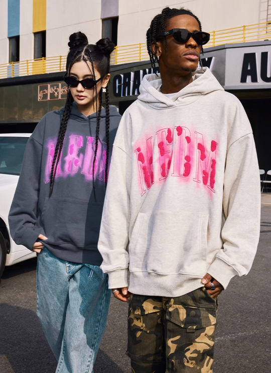 MEDM Towel Embroidery Printing Hoodie