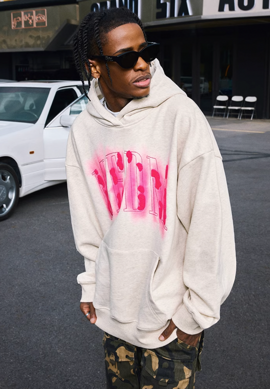 MEDM Towel Embroidery Printing Hoodie