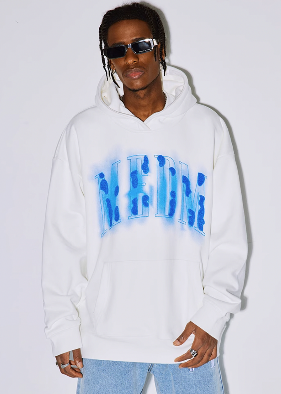 MEDM Towel Embroidery Printing Hoodie