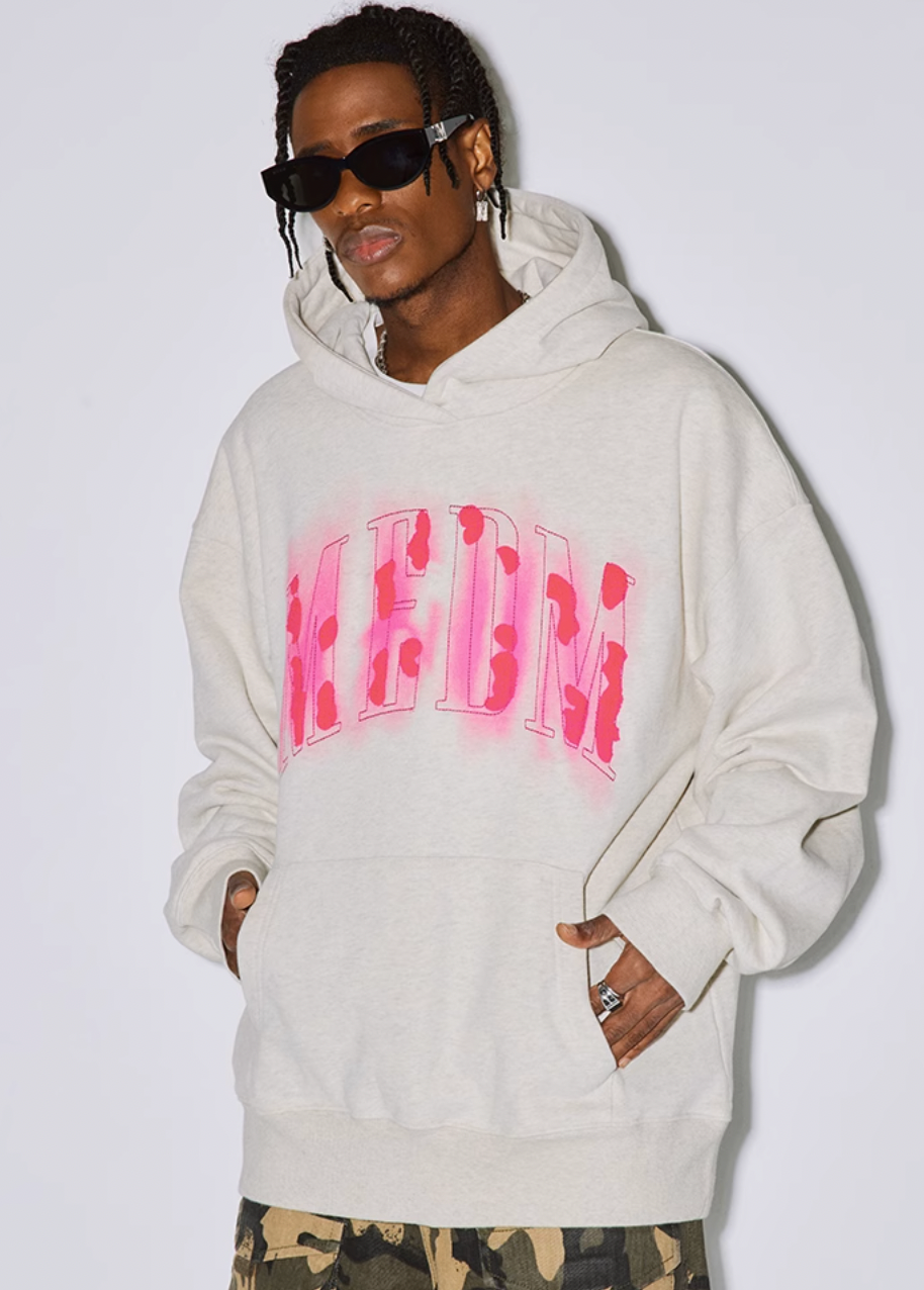 MEDM Towel Embroidery Printing Hoodie