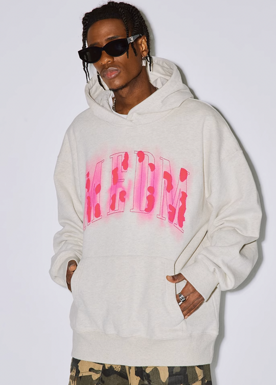 MEDM Towel Embroidery Printing Hoodie