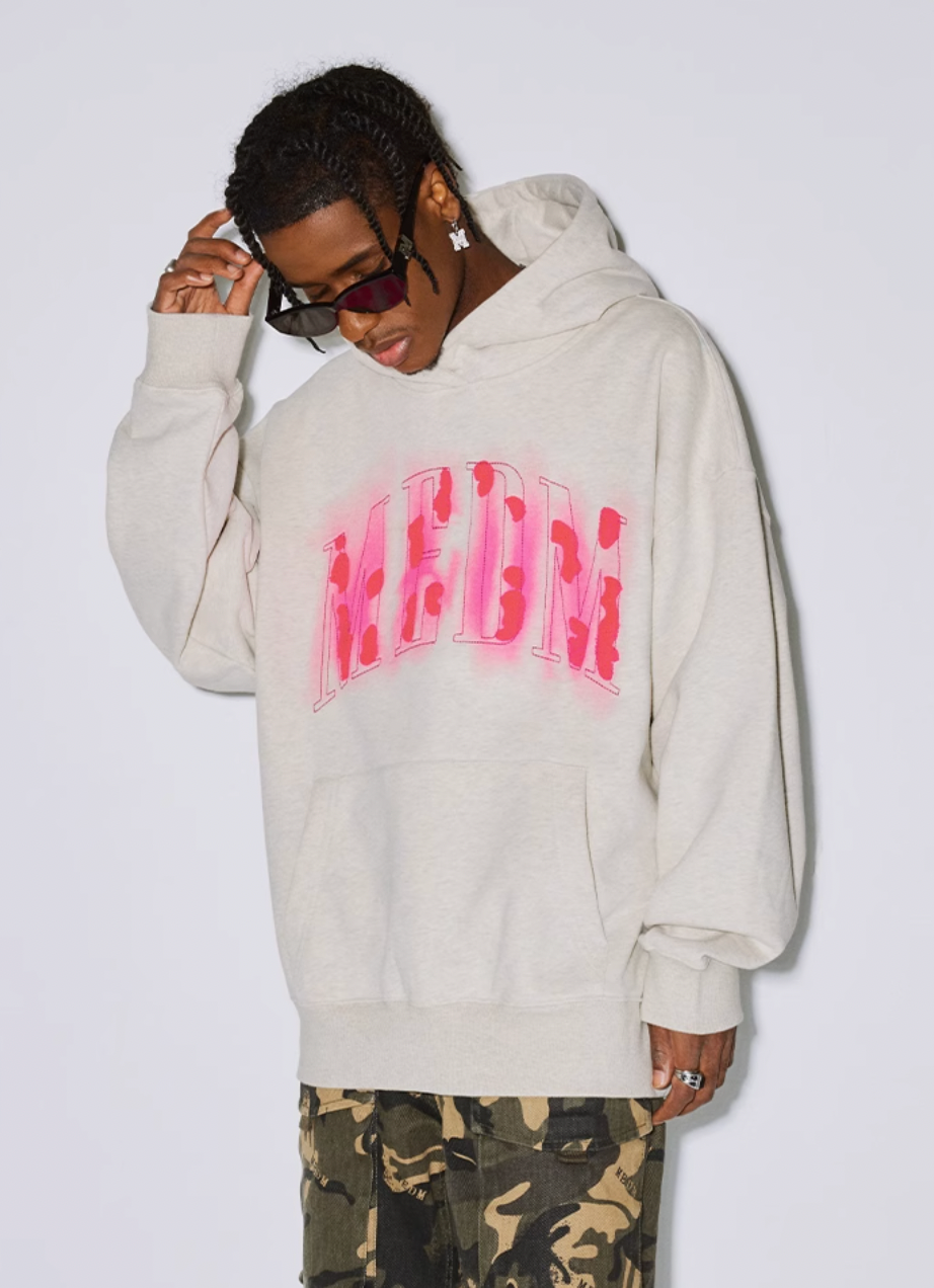 MEDM Towel Embroidery Printing Hoodie