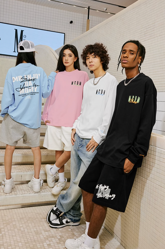 MEDM Basic Printing Long Sleeved Tee