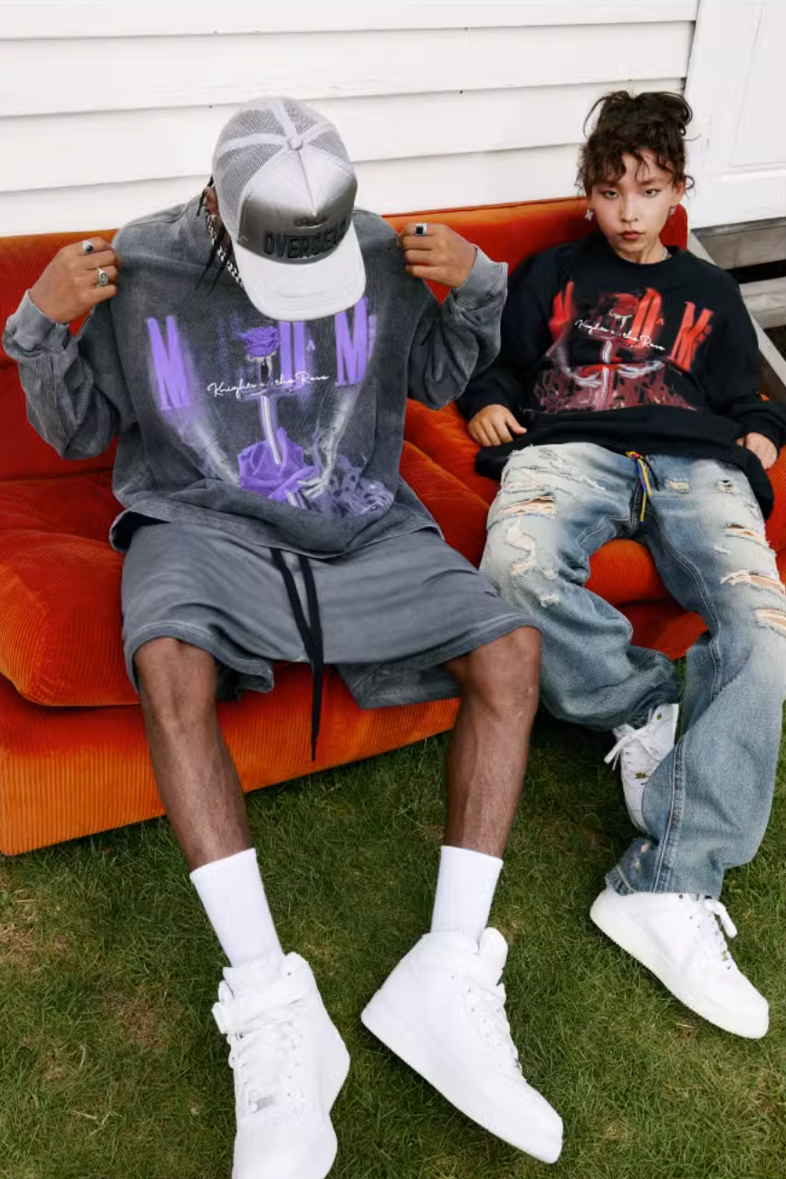 MEDM Sword & Rose Long Sleeved Tee