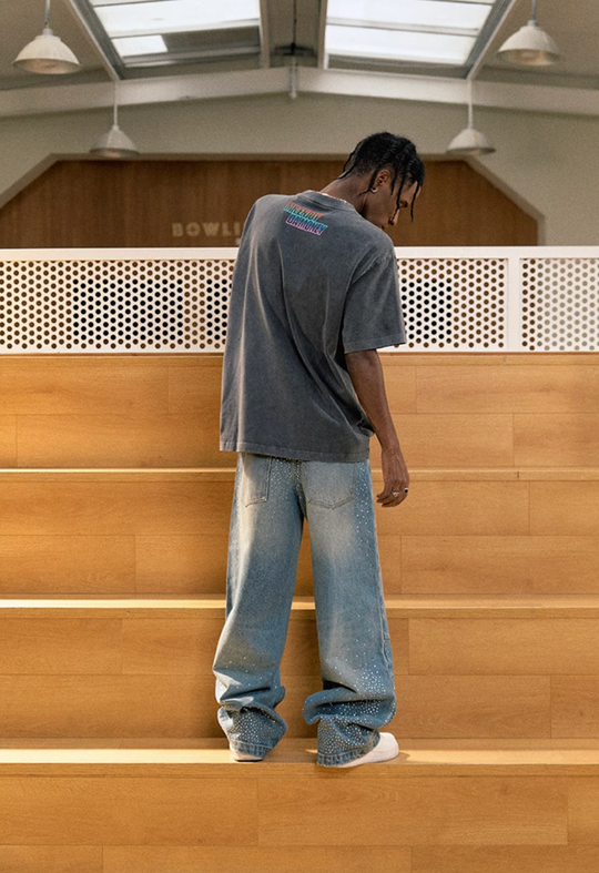 MEDM Diamond Letters Tee