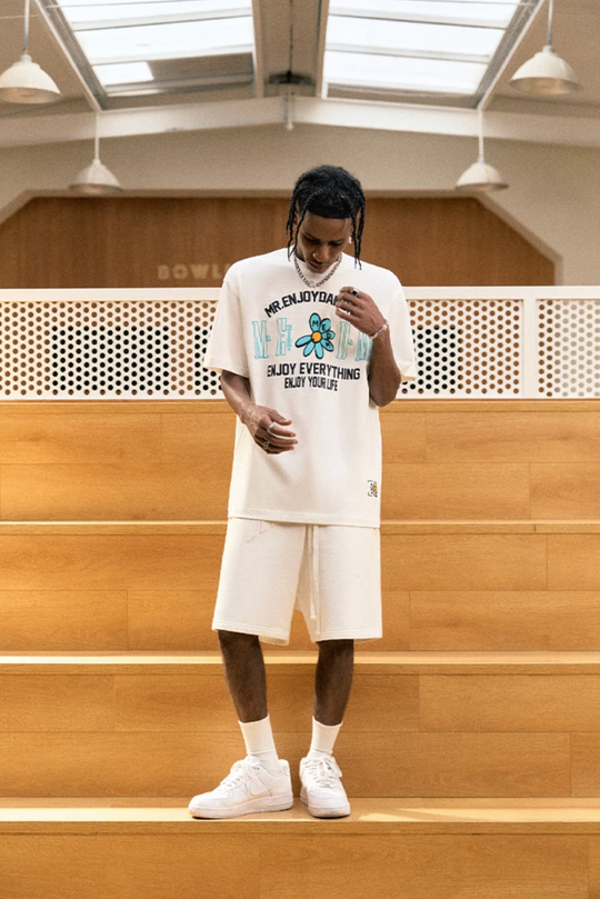 MEDM Flower Logo Print Tee