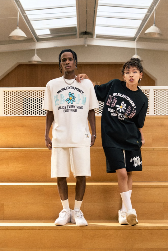 MEDM Flower Logo Print Tee