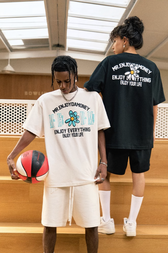 MEDM Flower Logo Print Tee