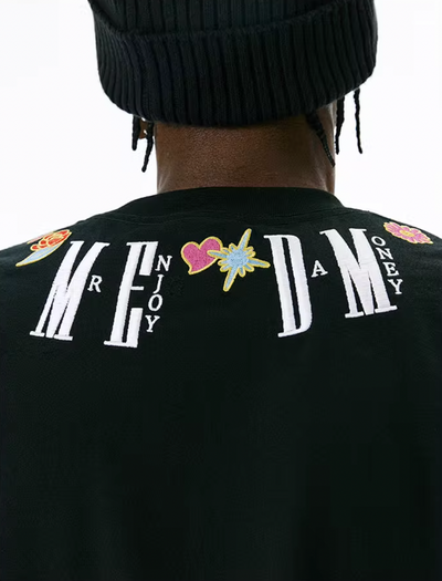 MEDM Embroidery Neck Logo Tee