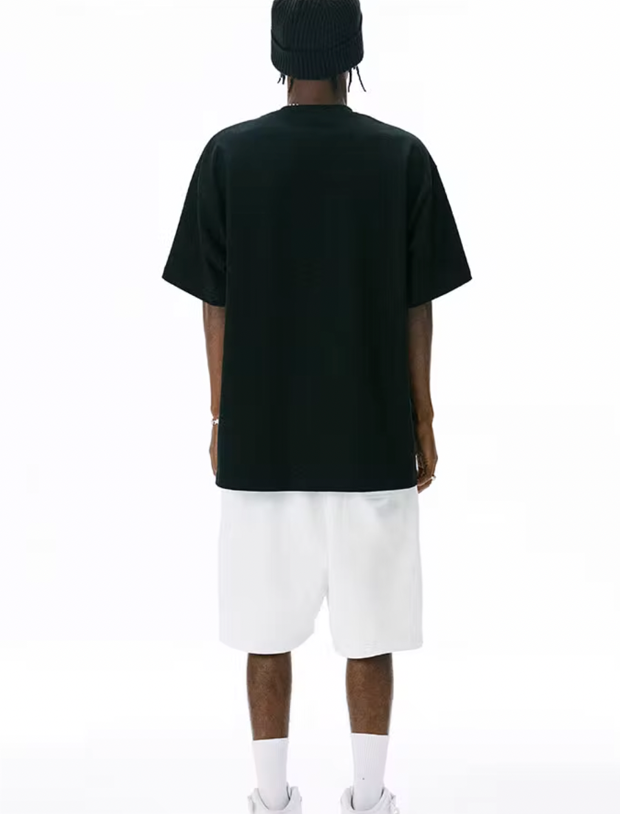 MEDM Semi Convex Embroidery Tee