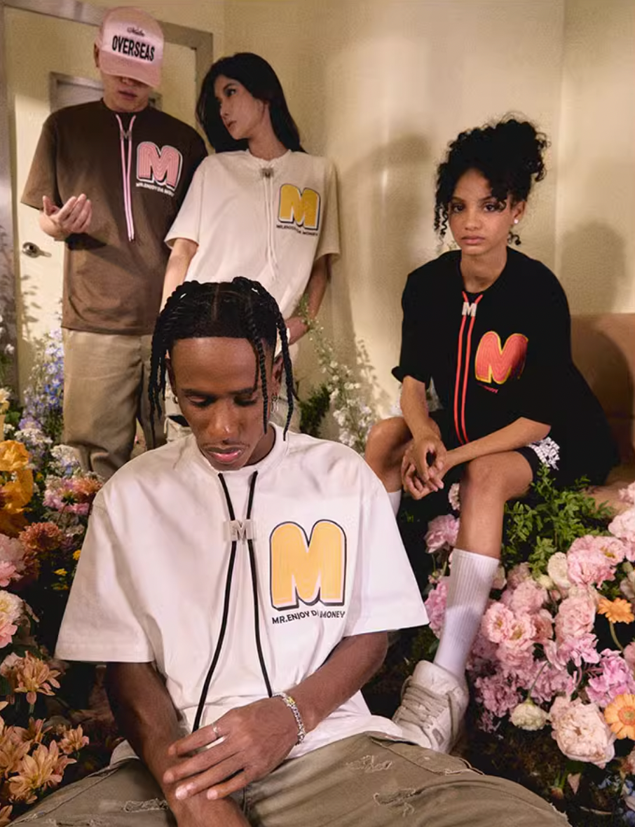 MEDM M Button Drawstring Tee