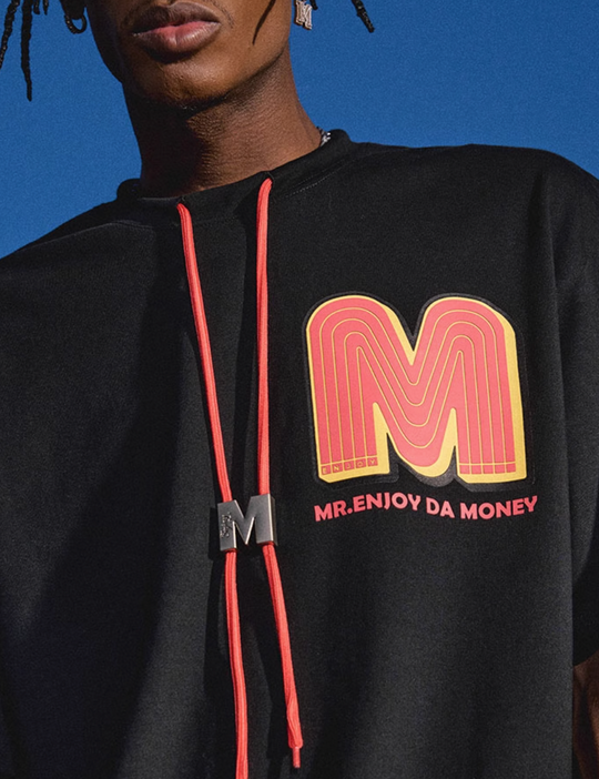 MEDM M Button Drawstring Tee