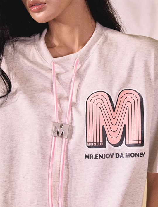 MEDM M Button Drawstring Tee