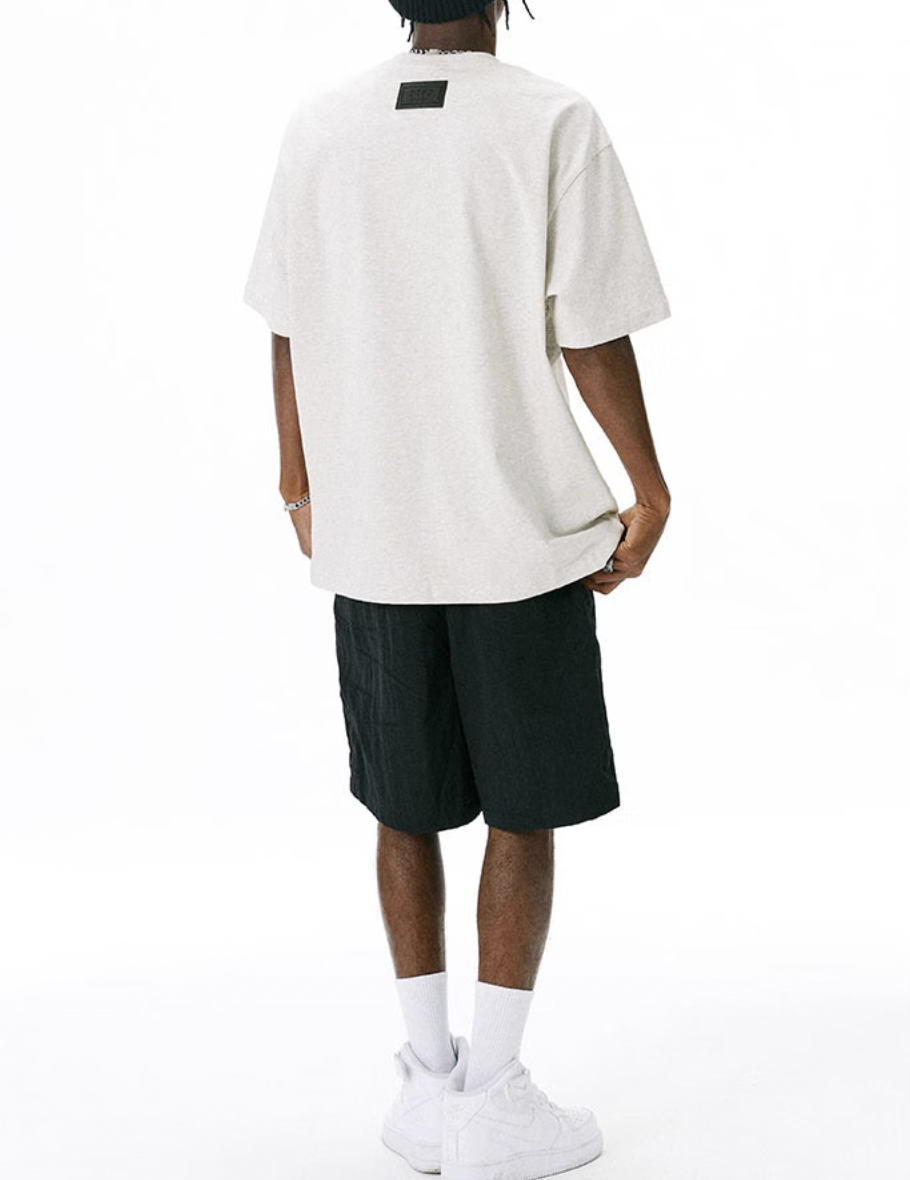 MEDM M Button Drawstring Tee