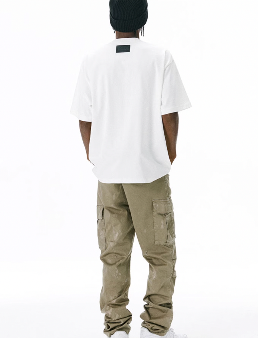 MEDM M Button Drawstring Tee