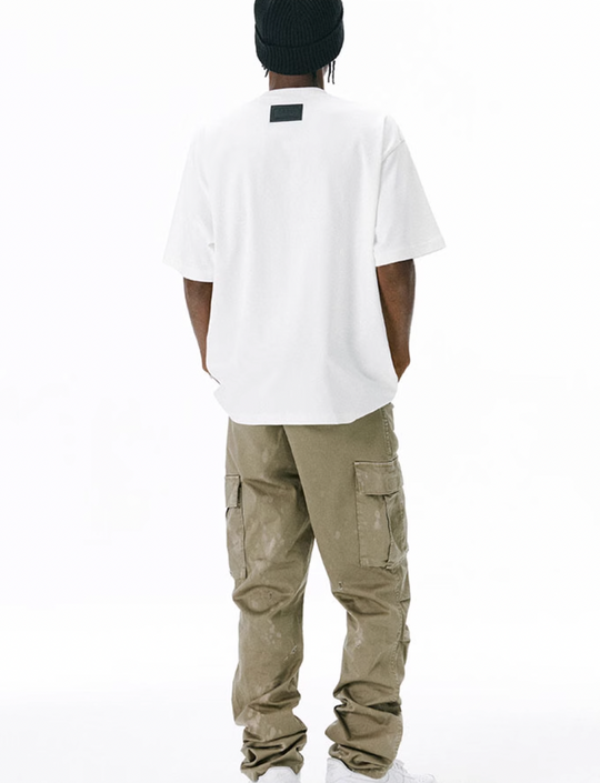 MEDM M Button Drawstring Tee