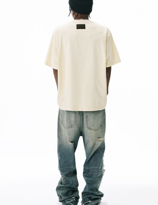 MEDM M Button Drawstring Tee