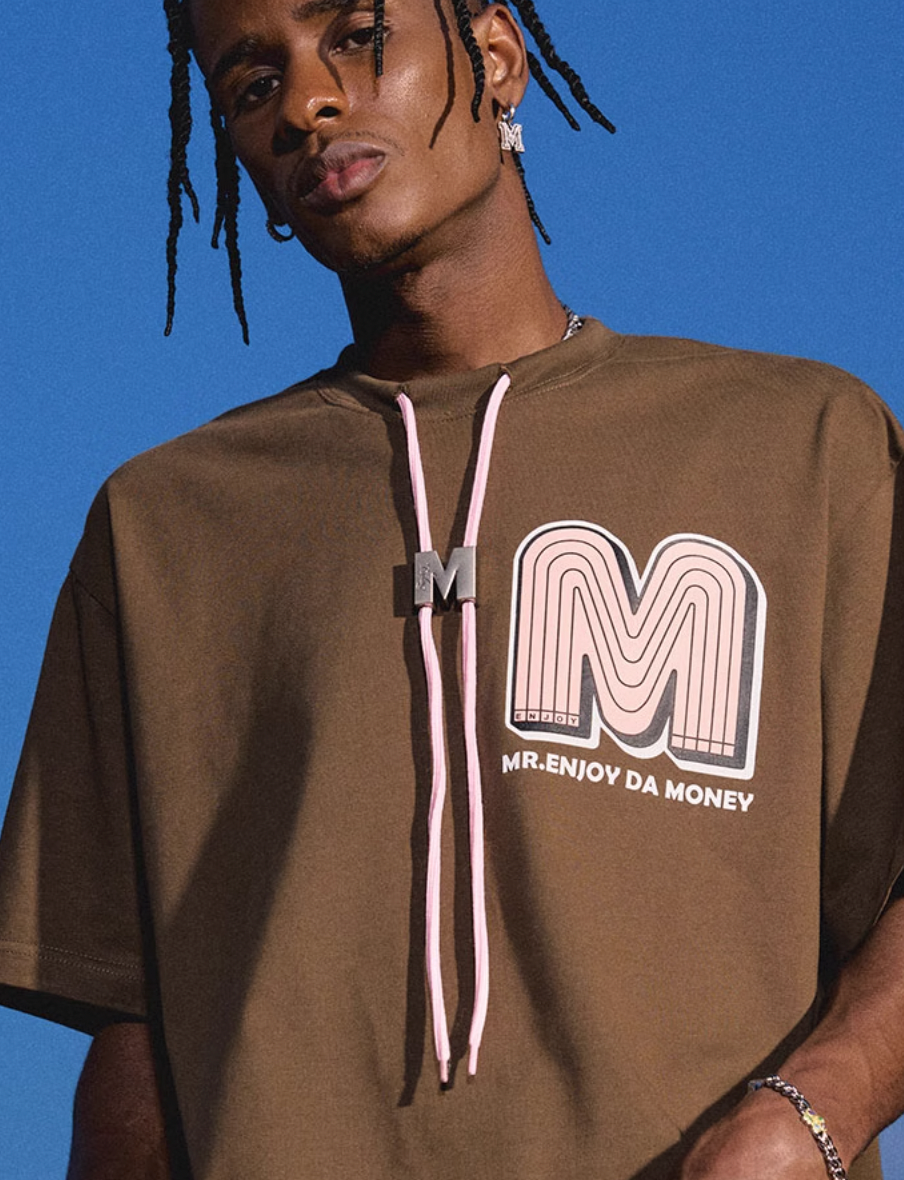 MEDM M Button Drawstring Tee