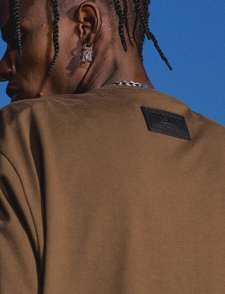 MEDM M Button Drawstring Tee