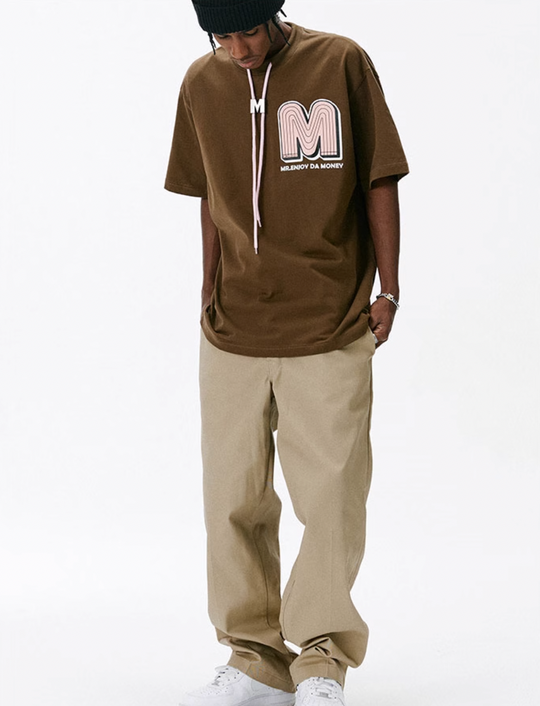 MEDM M Button Drawstring Tee