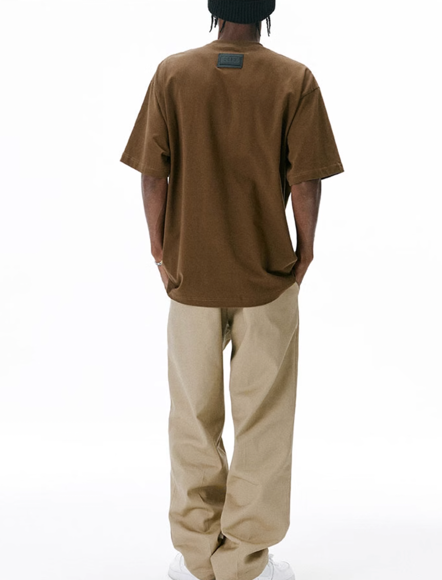 MEDM M Button Drawstring Tee