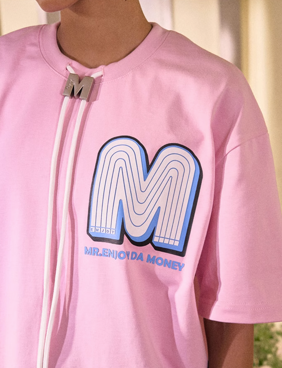 MEDM M Button Drawstring Tee