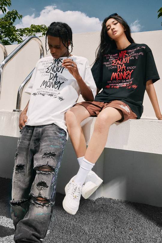 MEDM Full Print Handwriting Foam Tee