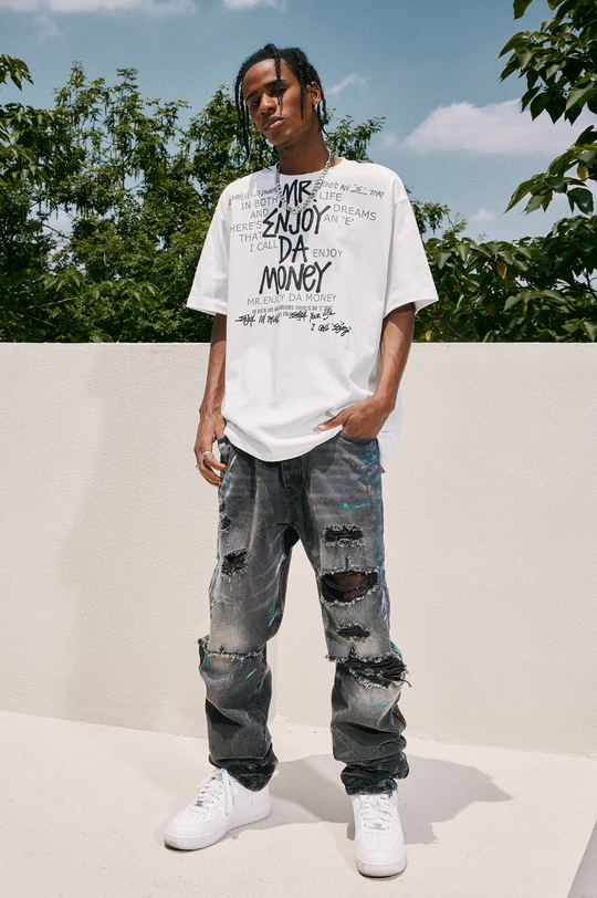 MEDM Full Print Handwriting Foam Tee