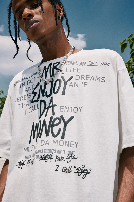 MEDM Full Print Handwriting Foam Tee