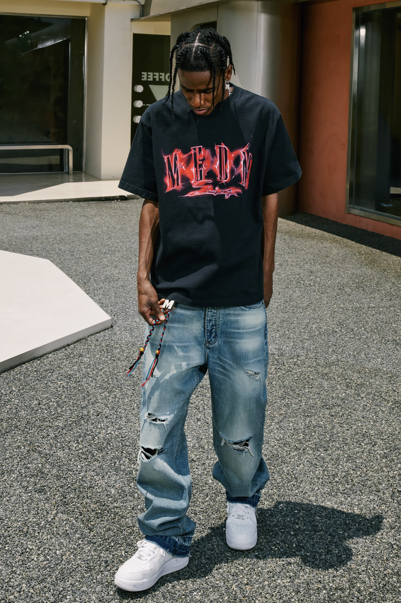 MEDM Oil Letters Logo Printed Tee