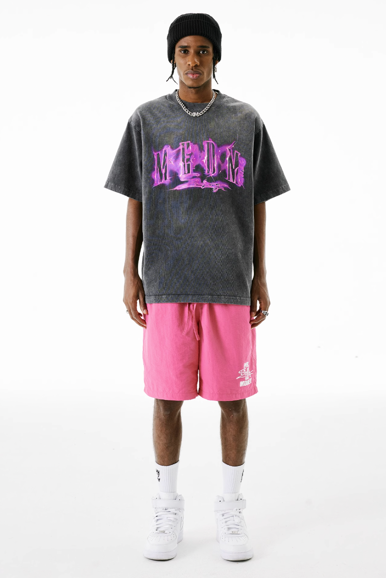 MEDM Oil Letters Logo Printed Tee