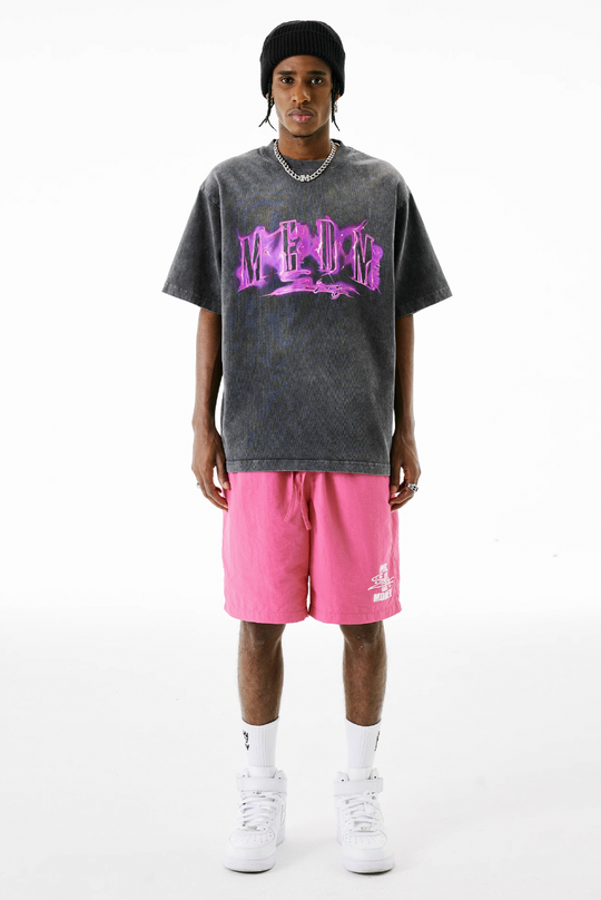 MEDM Oil Letters Logo Printed Tee