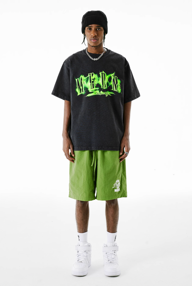 MEDM Oil Letters Logo Printed Tee