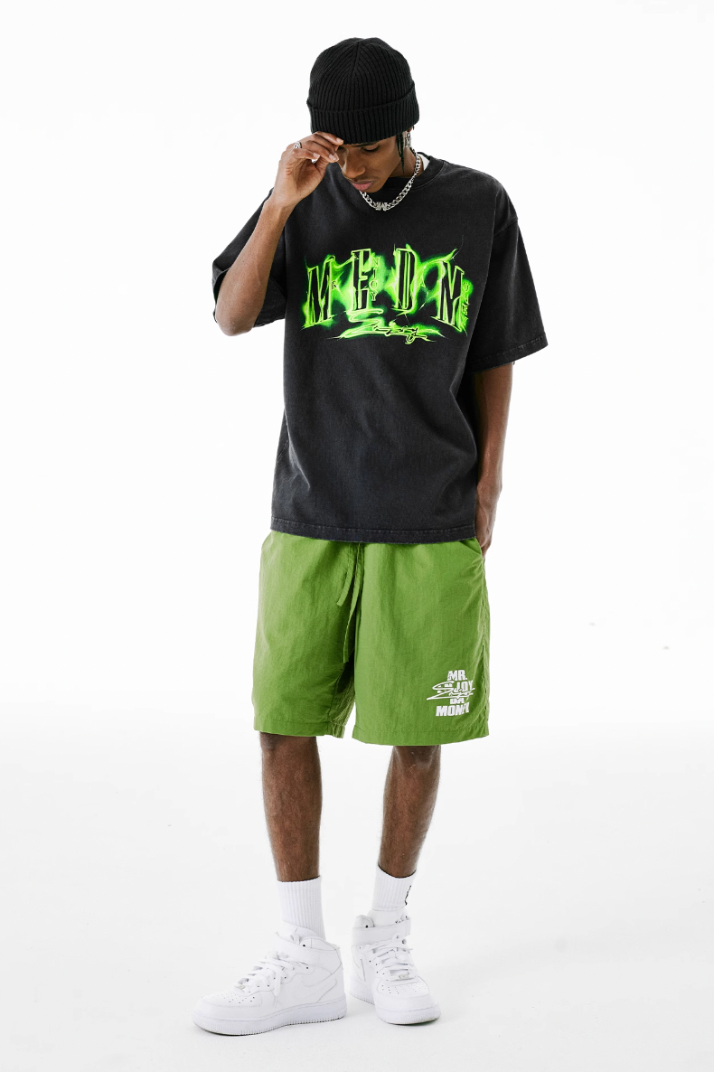 MEDM Oil Letters Logo Printed Tee