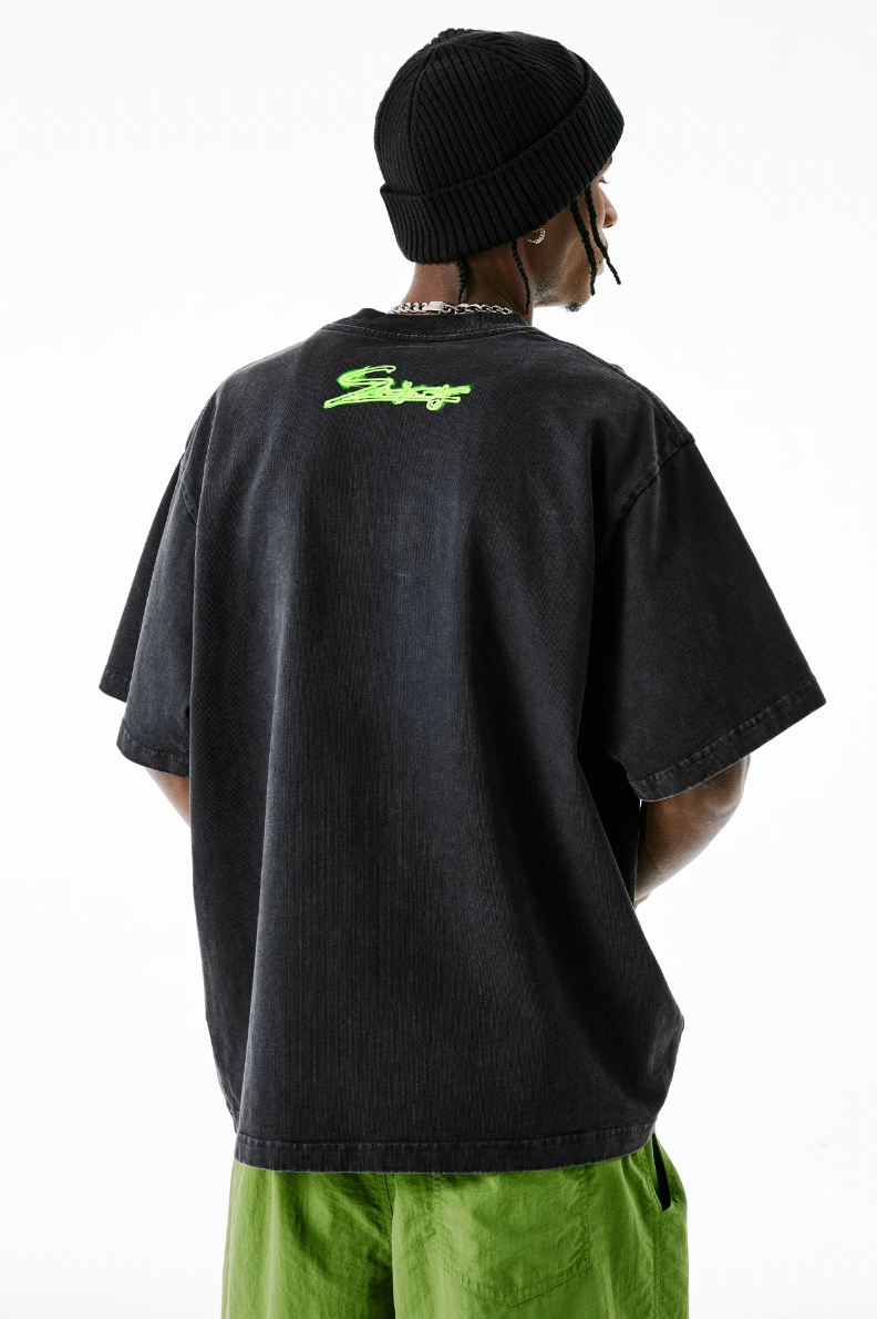 MEDM Oil Letters Logo Printed Tee