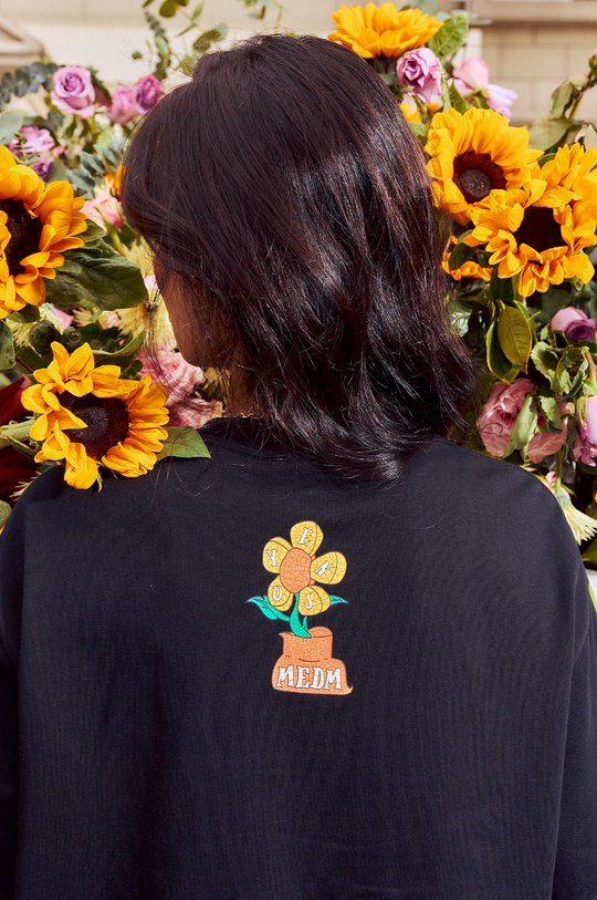 MEDM Sunflower Turtle Print Tee