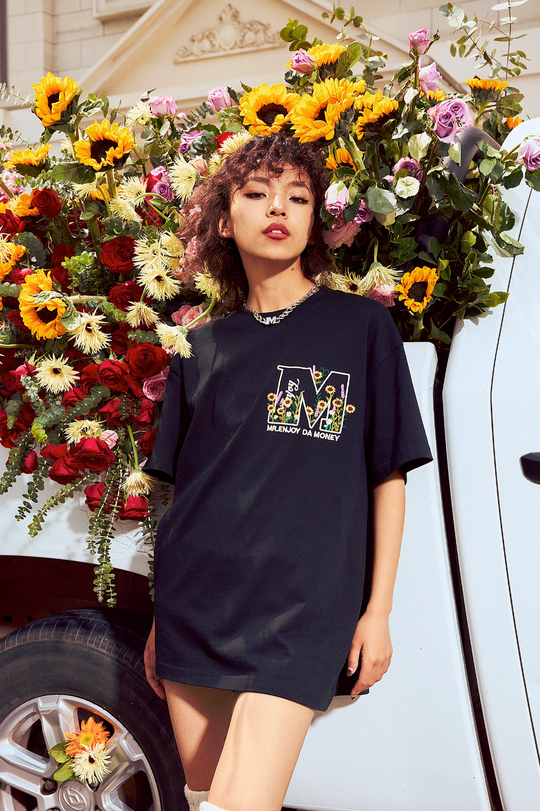 MEDM Floral Logo Tee