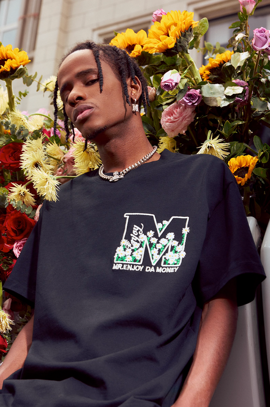 MEDM Floral Logo Tee