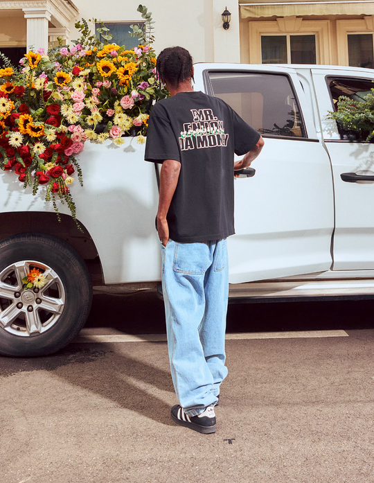 MEDM Floral Logo Tee