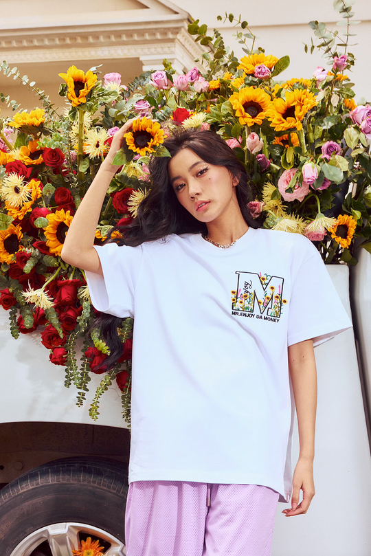 MEDM Floral Logo Tee