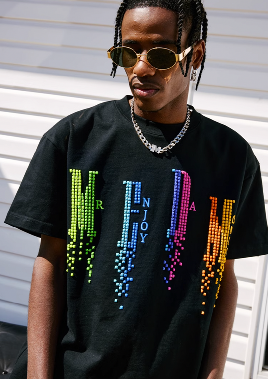 MEDM Gemstone Embroidery Tee