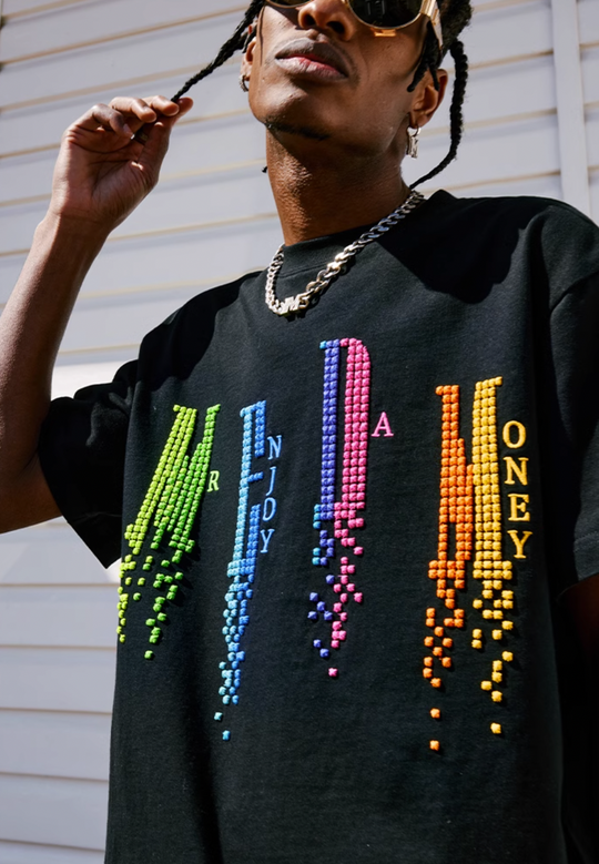 MEDM Gemstone Embroidery Tee