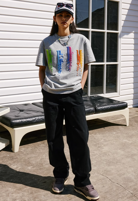 MEDM Gemstone Embroidery Tee