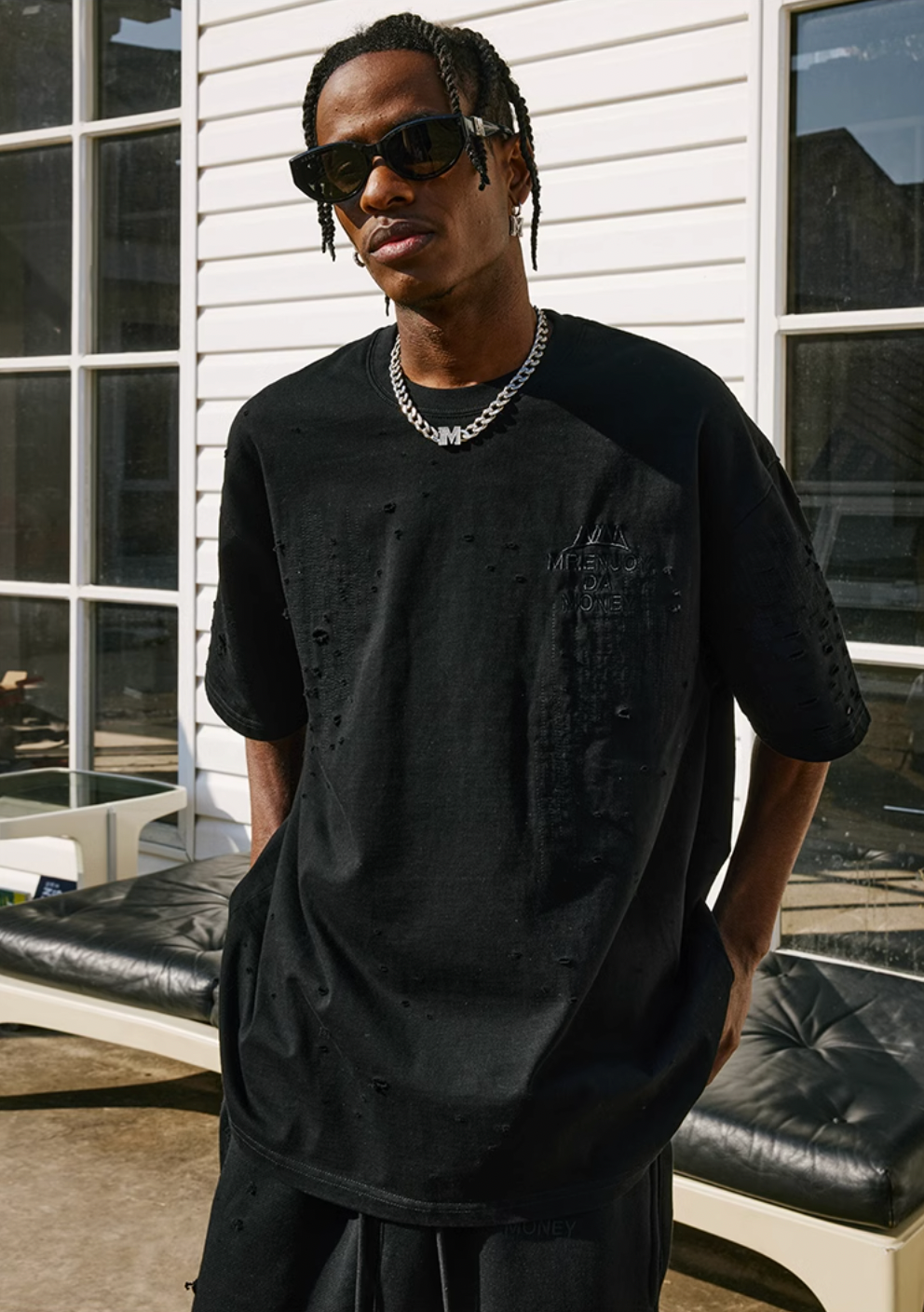 MEDM Broken Holes Tee