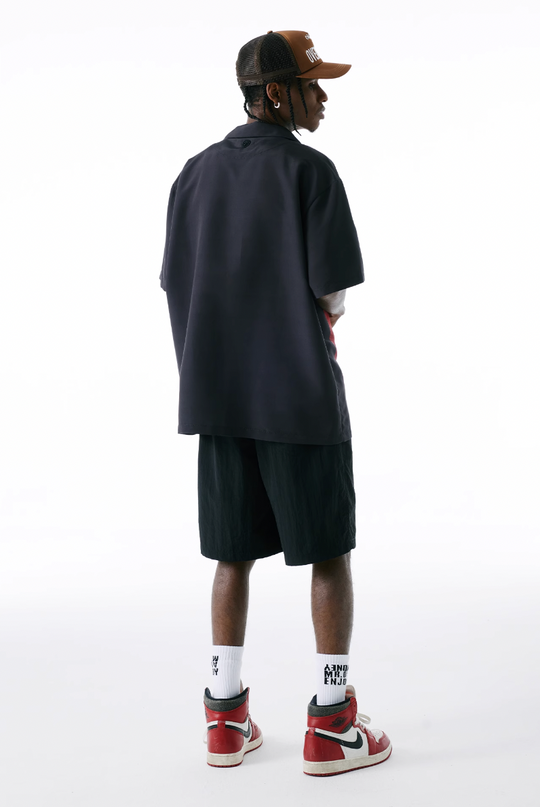 MEDM × WHOOSIS Deep Sea Treasure Shark Short Sleeve Shirt