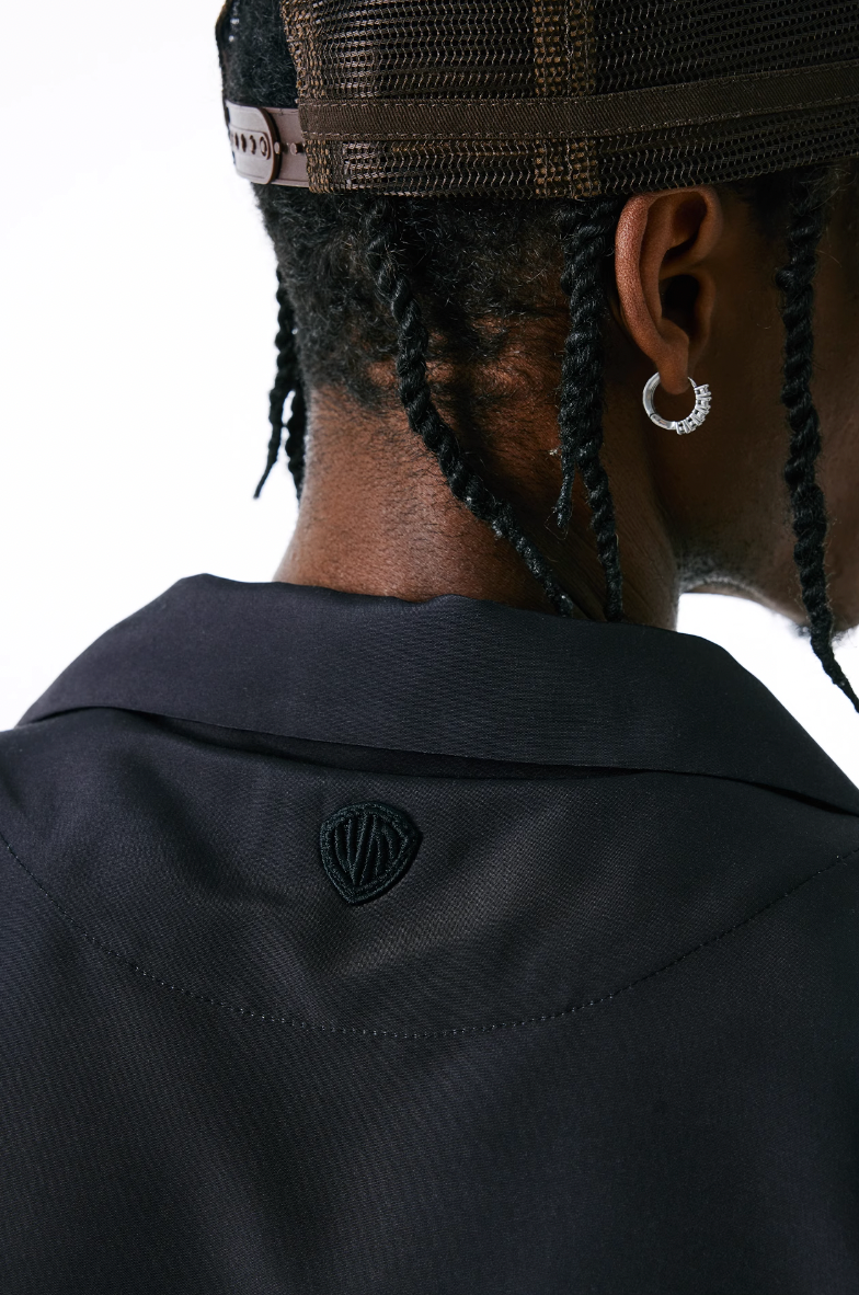 MEDM × WHOOSIS Deep Sea Treasure Shark Short Sleeve Shirt