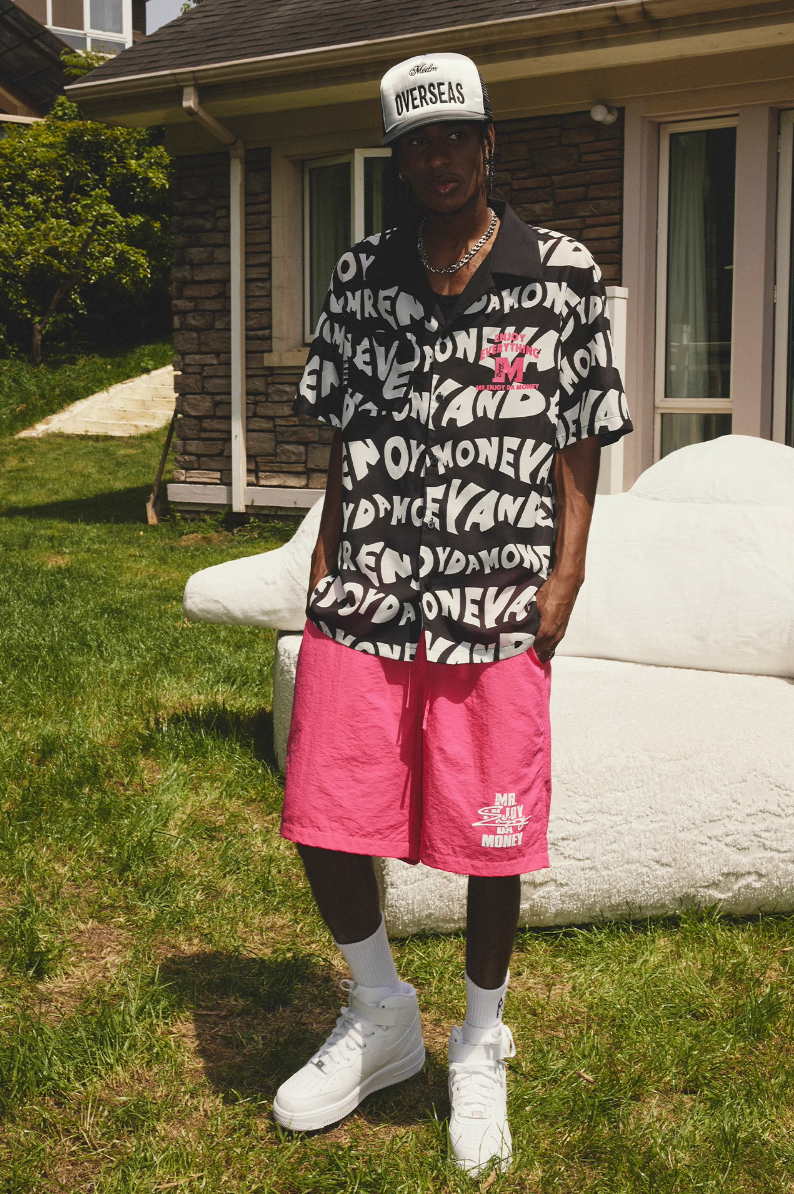 MEDM Full Print Design Short Sleeved Shirt