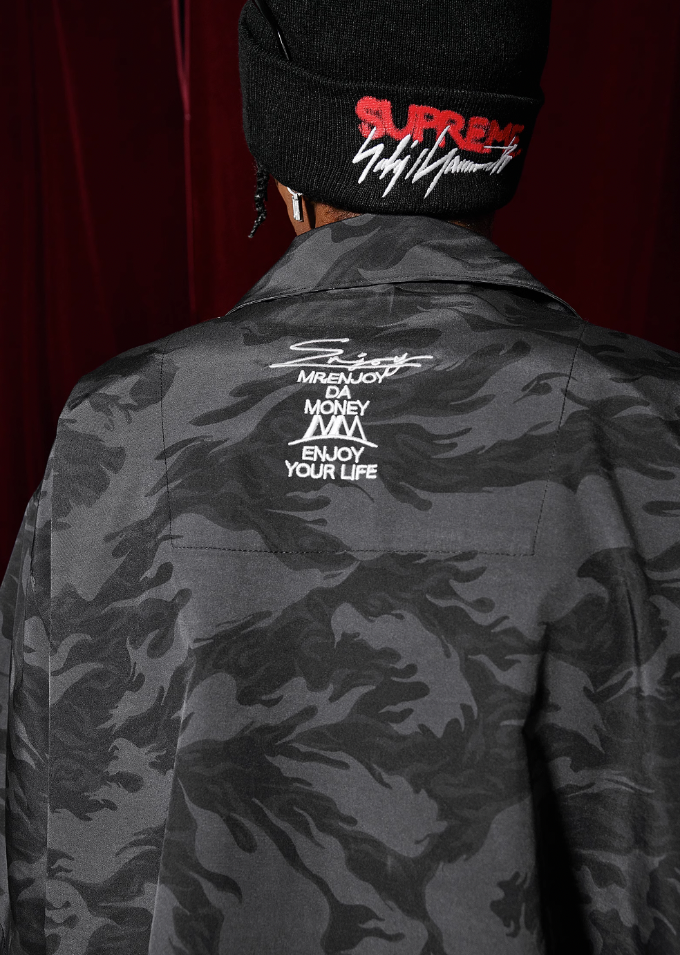 MEDM Nylon Camouflage Full Print Short Sleeved Shirt