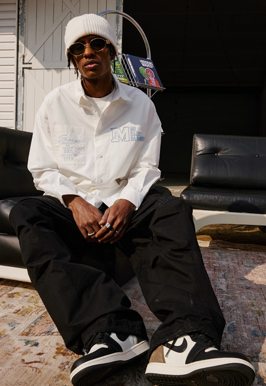 MEDM 3D Embroidery Long Sleeved Shirt